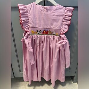 Petit Bebe barnyard dress size 4T